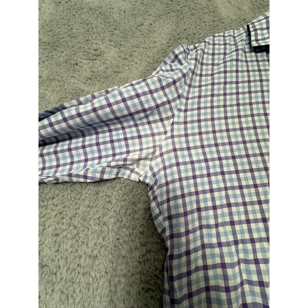 J. Crew Shirt Men's‎ L Plaid Button Down Long Sleeve Crosby 120's 2-ply Cotton